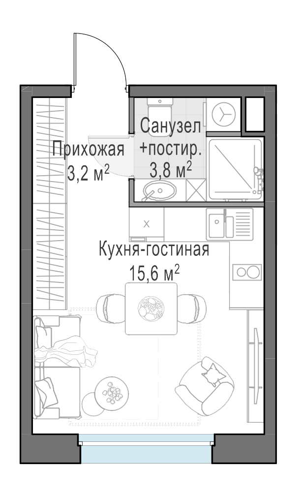 22.5 м²