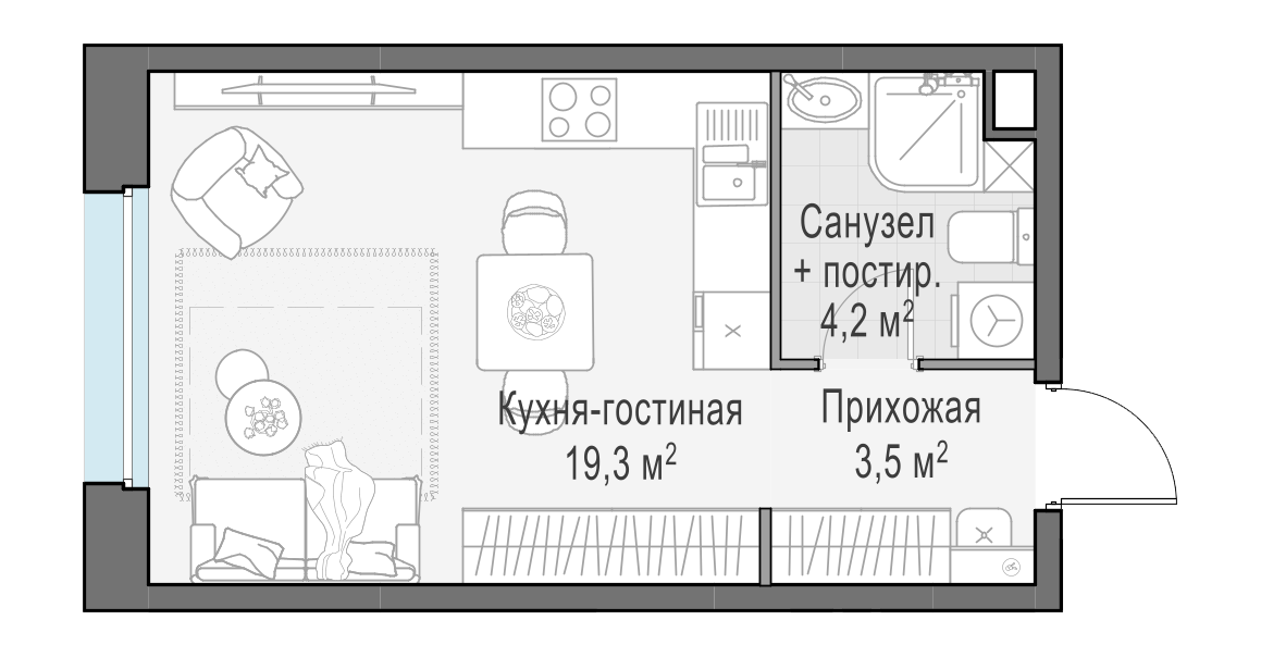 27 м²