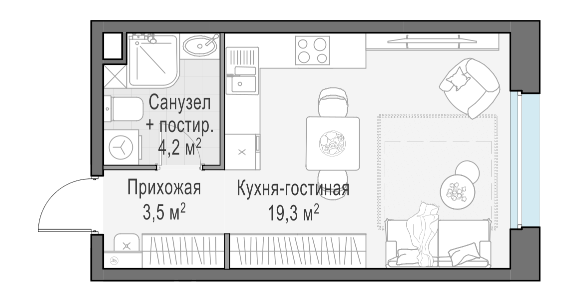 27 м²