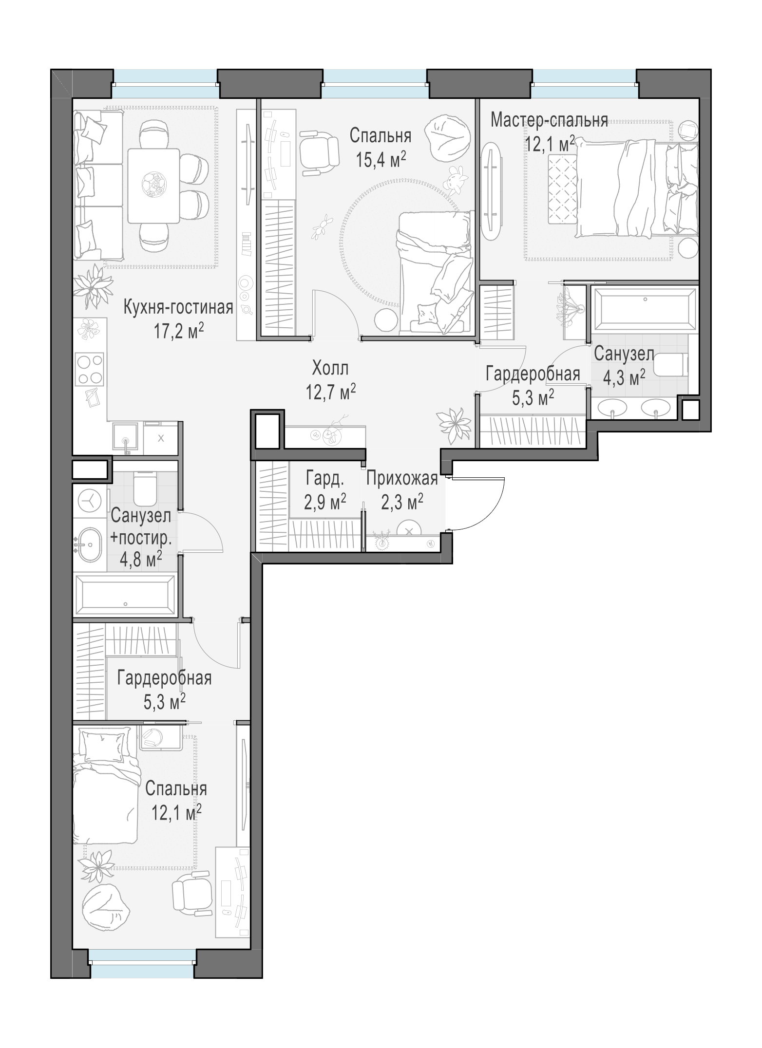 94.2 м²