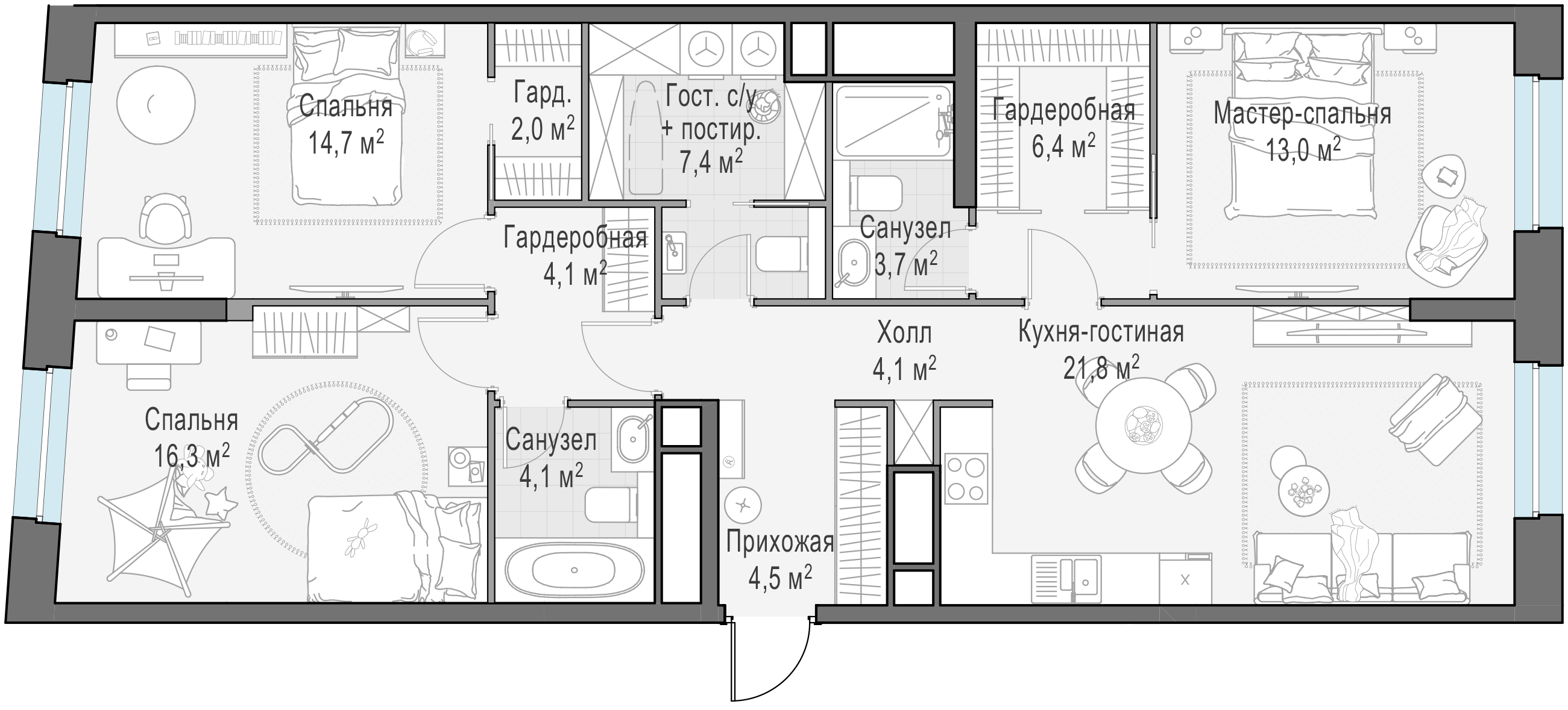 103.4 м²