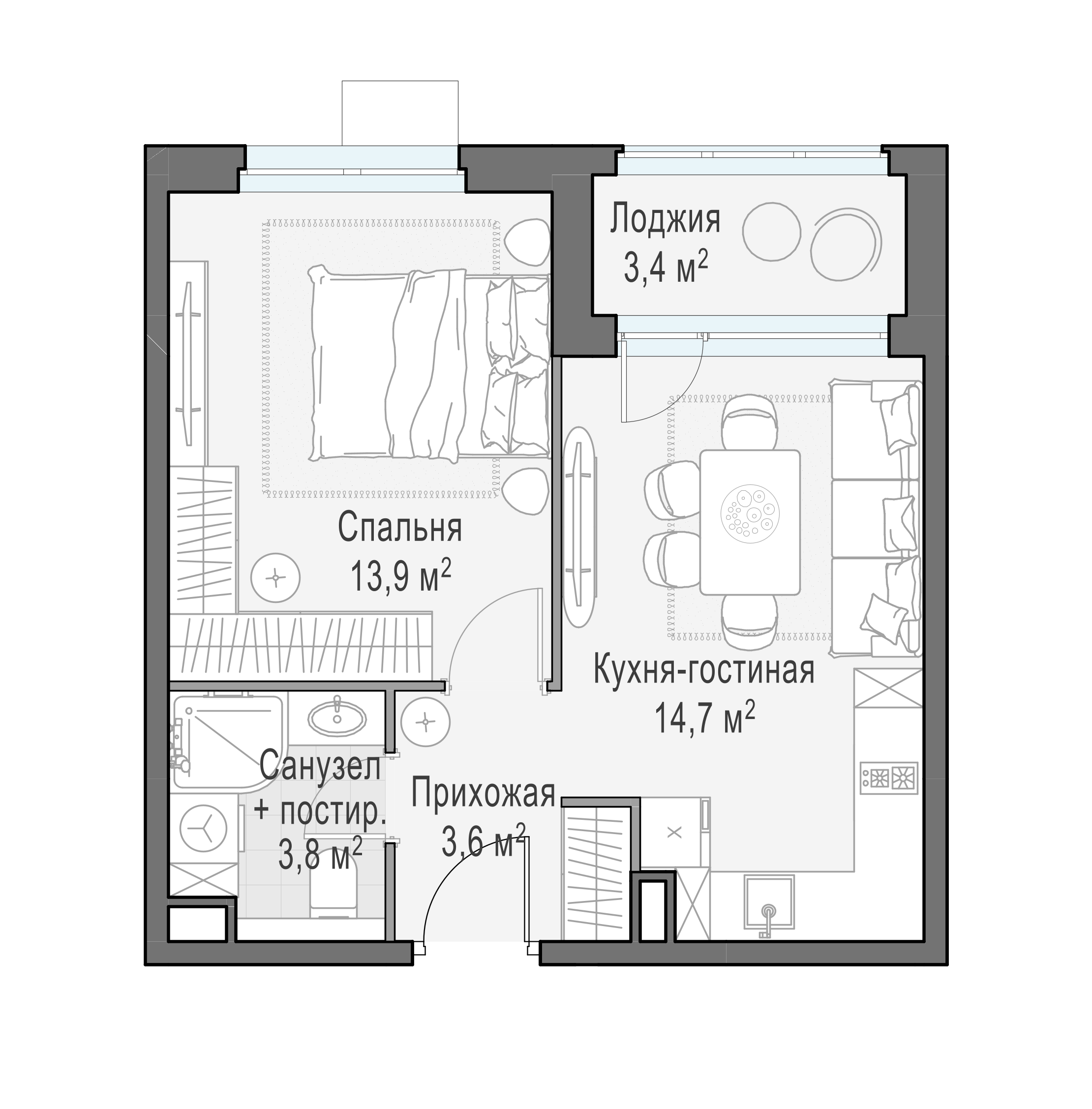 37.9 м²