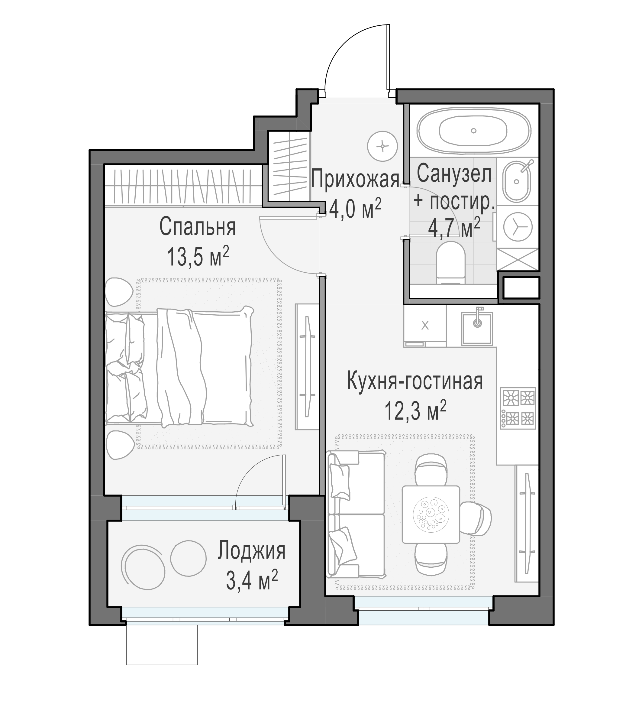 36.1 м²