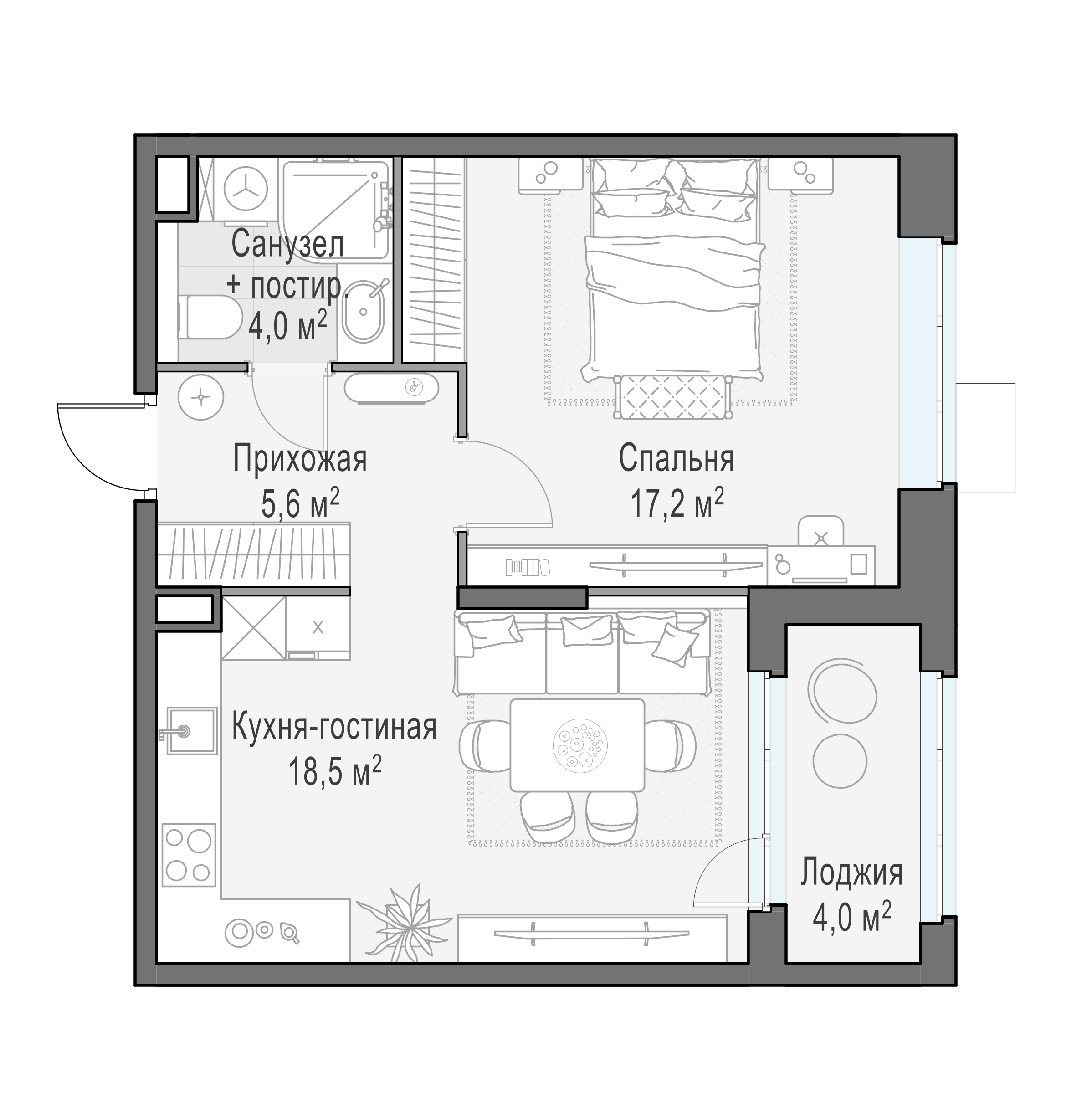 47.2 м²