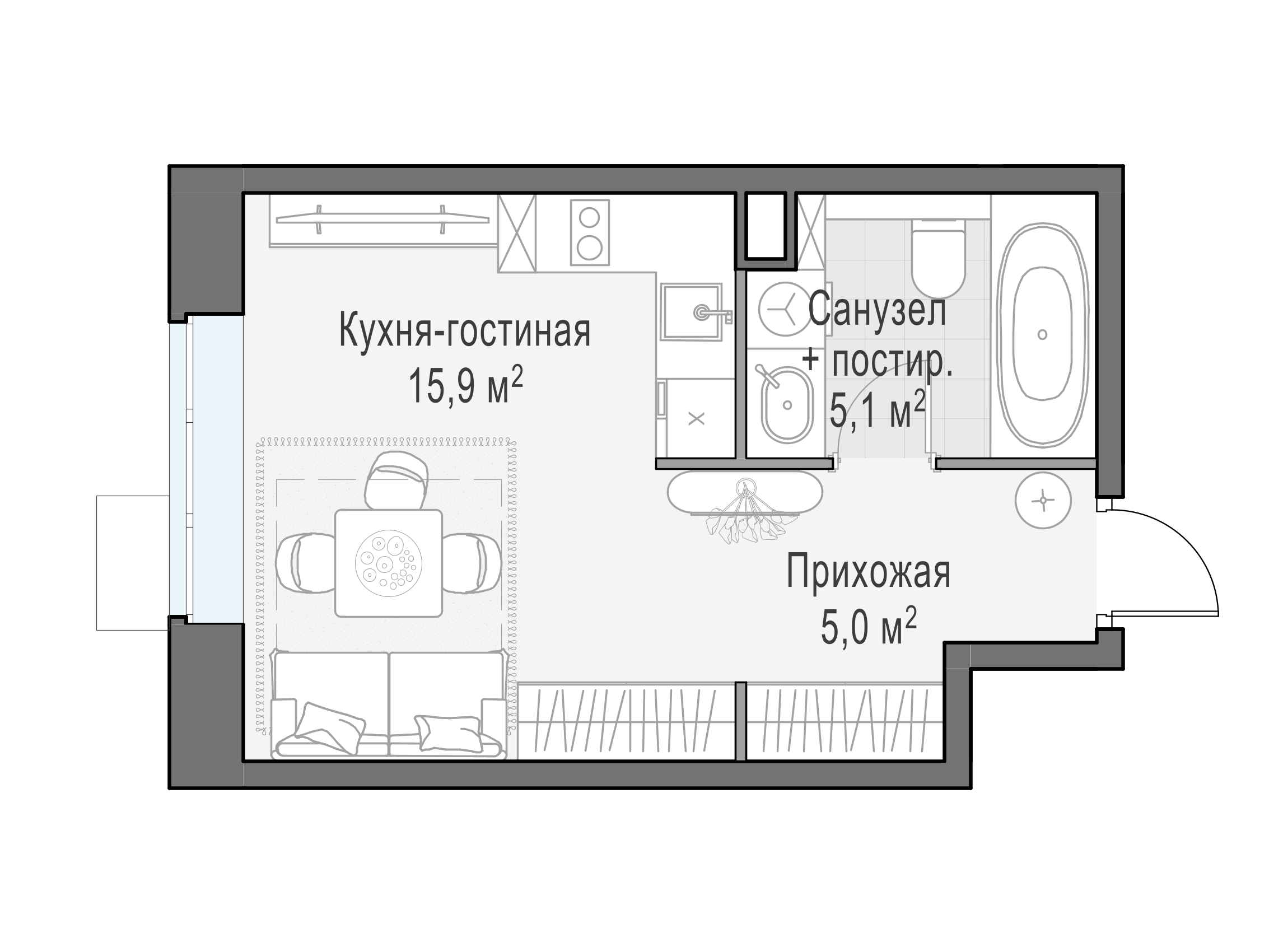 26.2 м²