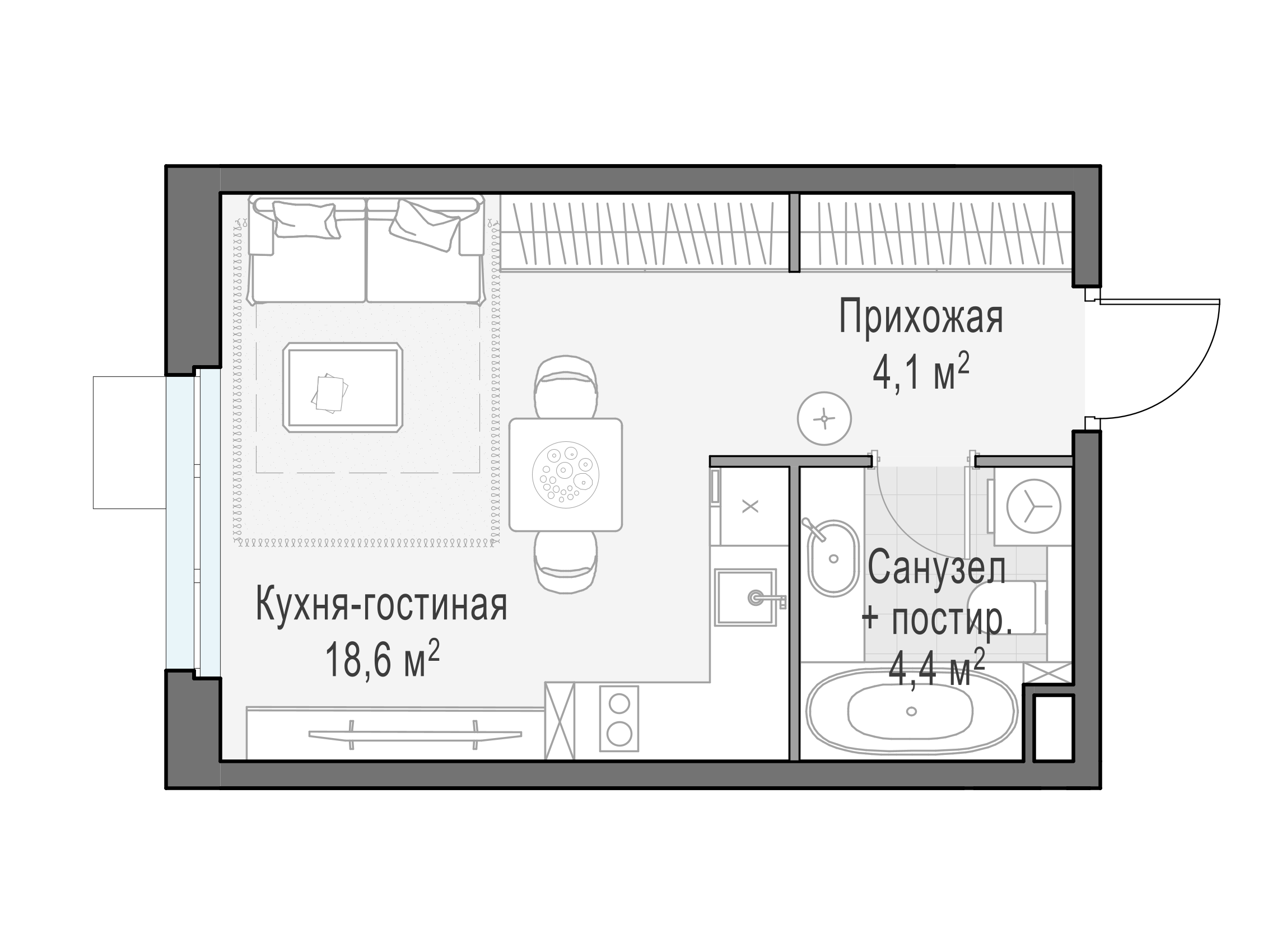 27 м²