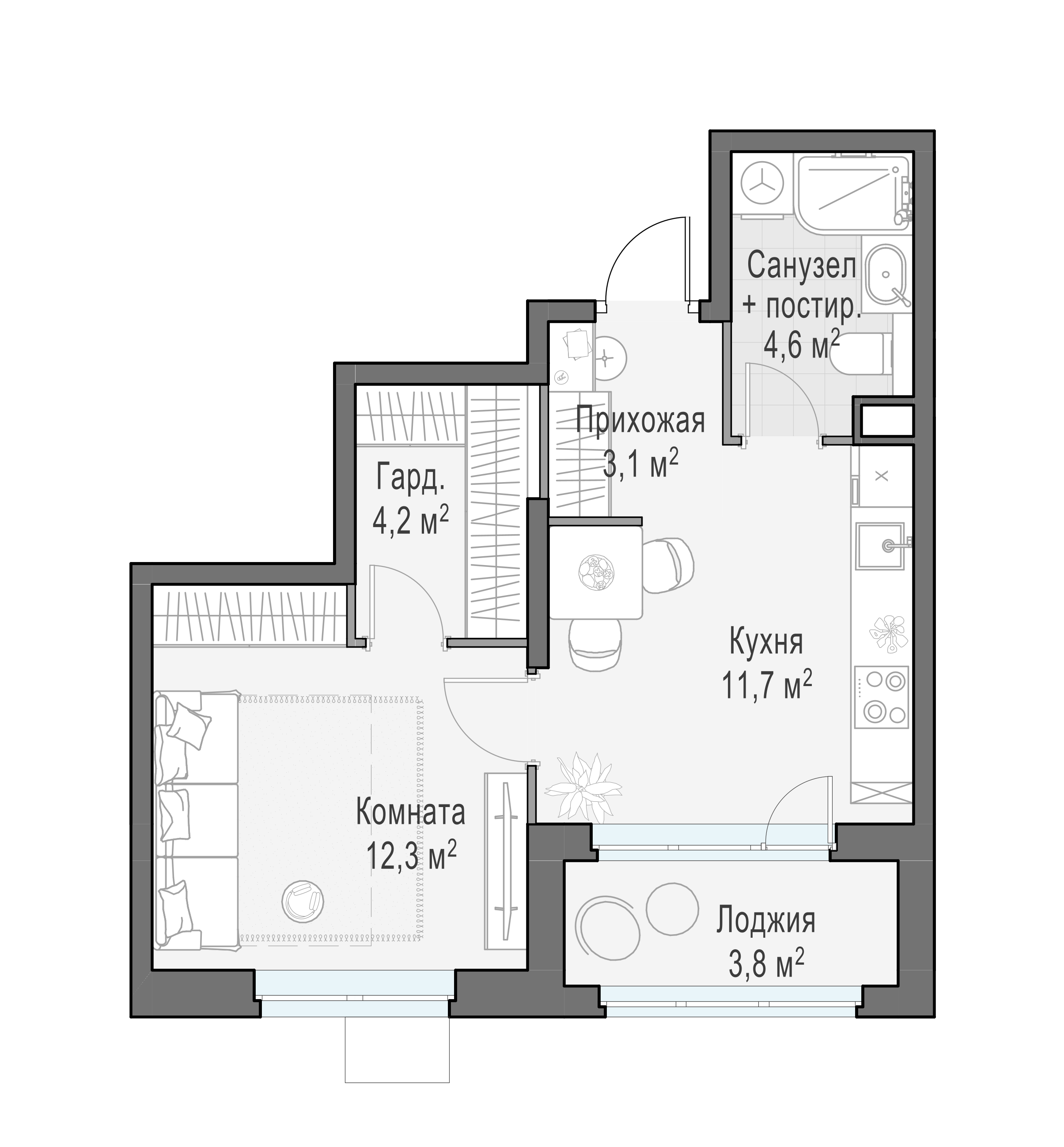 37.4 м²