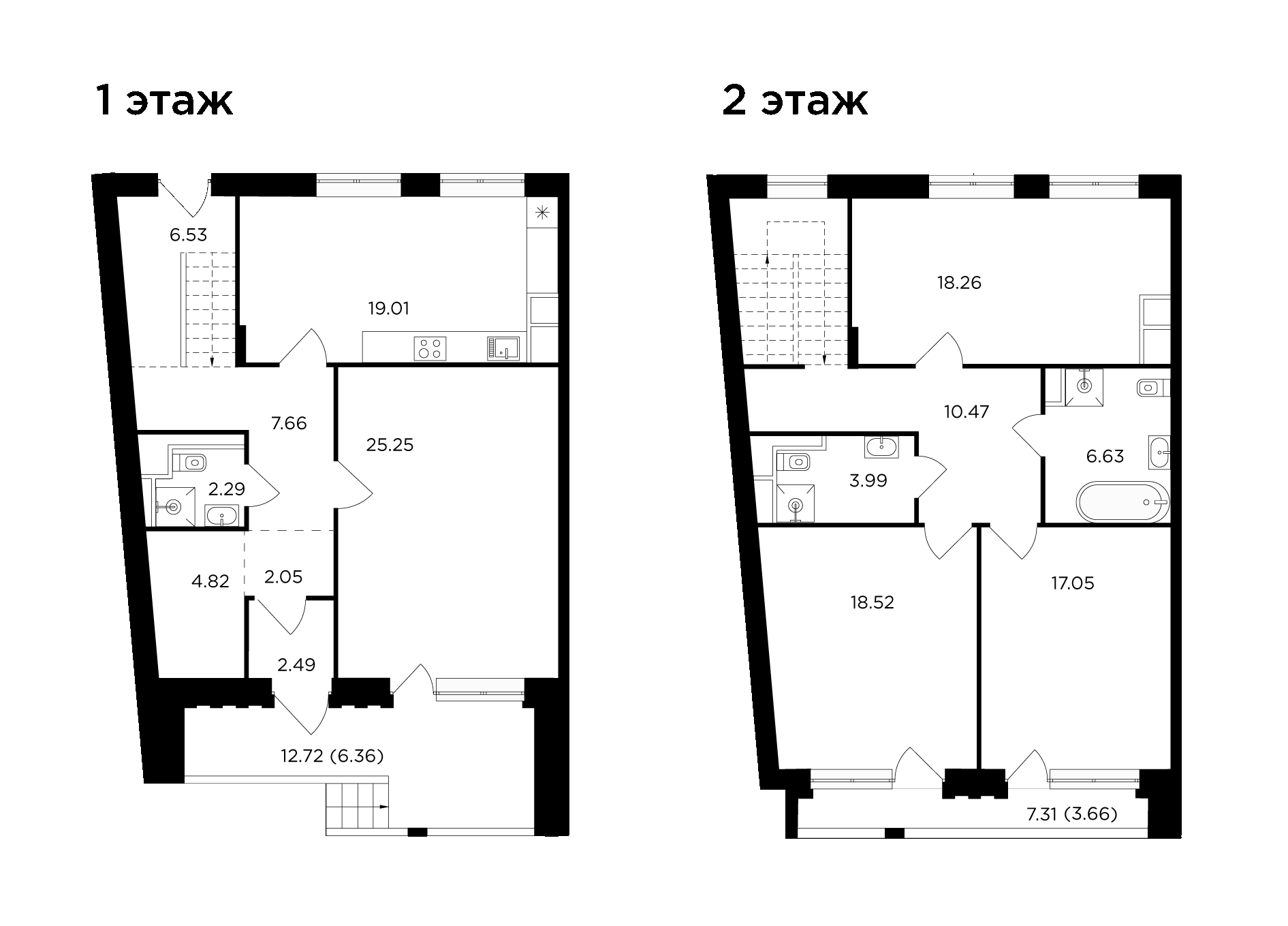 4-комнатная 162.2 м²